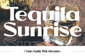 Tequila Sunrise Demo Font