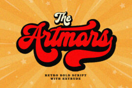 The Artmars Script Font Family