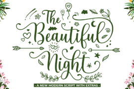 The Beautiful Night Font