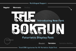 THE BOKRUN Trial Font Family