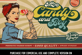 The Candy and Boy Demo Font