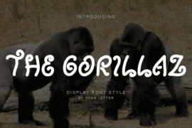 The Gorillaz Demo Font