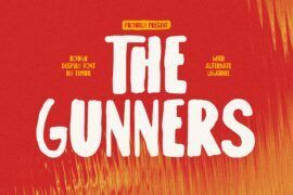 the gunners Font