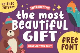 The Most Beautiful Gift Two Font