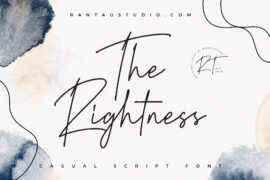 The Rightness Font