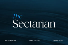 The Sectarian Font Family