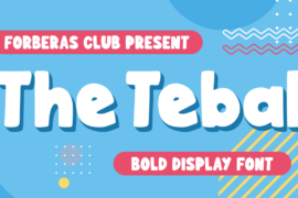 The Tebal Demo Font