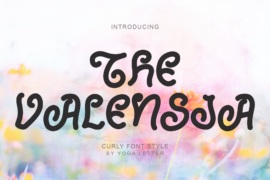 The Valensia Demo Font