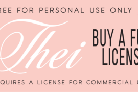 Thei Personal Use Font