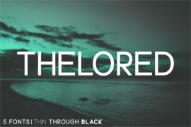 Thelored Font Family