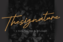 Thesignature Font