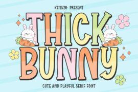 Thick Bunny Font