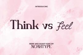 ThinkVsFeelDemo Font