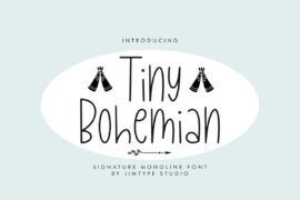 Tiny Bohemian DEMO Font