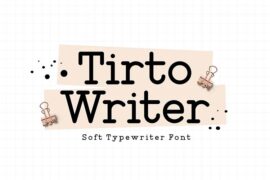 Tirto Writter Font