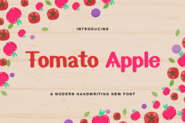 Tomato Apple Font Font