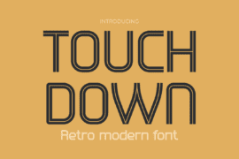 TOUCHDOWN Font