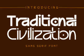 Traditional Civilization Demo Font