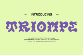 Triompe Free Font