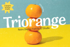 Triorange – Personal Use Font Family