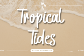 Tropical Tides – Personal Use Font