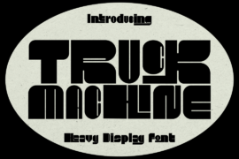 TRUCK MACHINE Font