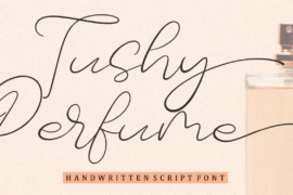 Tushy Perfume Font