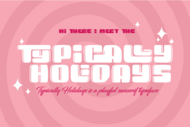 typically holidays demo Font
