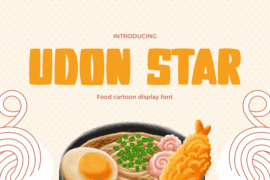 Udon Star Font