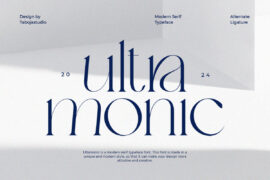 Ultra Monic Lite Edition Font