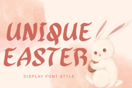 Unique Easter Demo Font