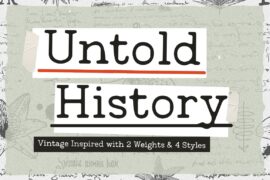 Untold History Font