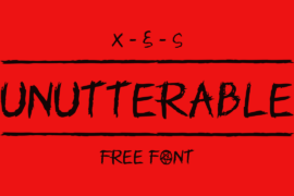 Unutterable Font Family