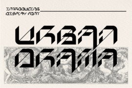 Urban Drama Demo Font