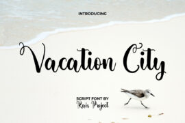 Vacation City Demo Font