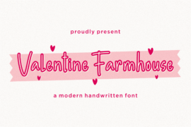 Valentine Farmhouse Font