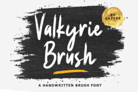 Valkyrie Brush Font Family