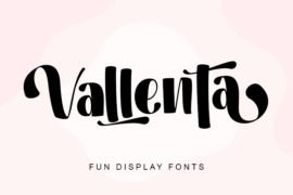 Vallenta – Personal use Font
