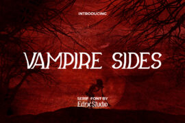 Vampire Sides Demo Font