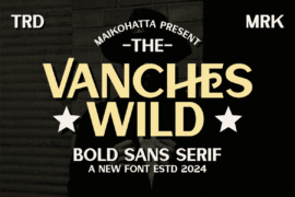 VANCHES WILD Font