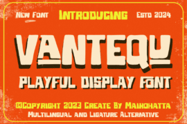 VANTEQU Font