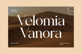 VelomiaVanora Font