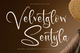 Velvetglow Sentyla DEMO VERSION Font Family