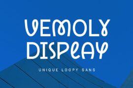 Vemoly Display Font