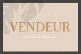 Vendeur Free Font Family