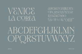 Venice La Corla Font