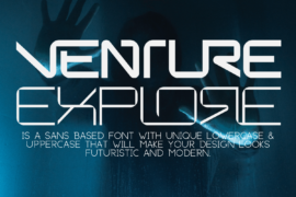 Venture Explore Demo Font