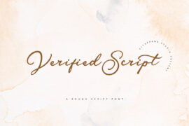 Verified Script Font
