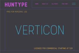 Verticon Font Family
