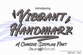 Vibrant Handmark Font Family